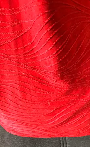 JM Collection Red 3/4 Sleeve Top Size Petite M