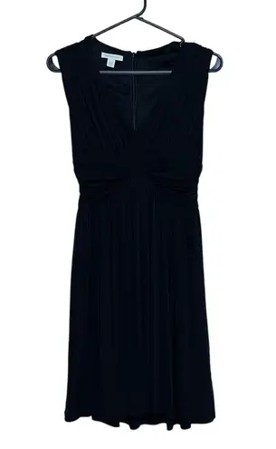 Boston Proper Women’s Black v-neckline sleeveless mini dress