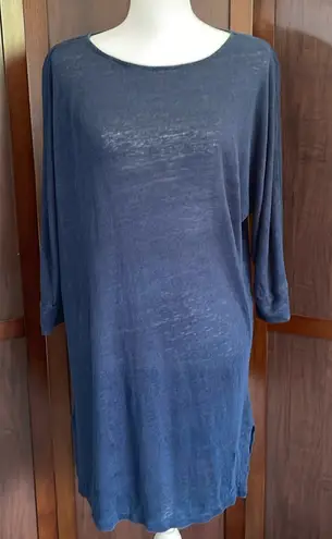 Garnet Hill linen Shift dress size small