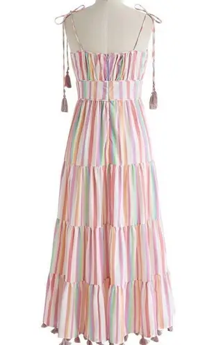Chicwish colorful candy striped summer dress! New!
