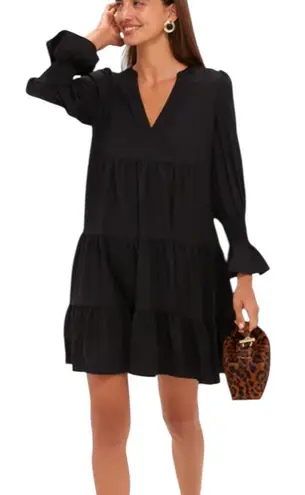 Tuckernuck Pomander Place Black Crepe Kenzo Dress Size M