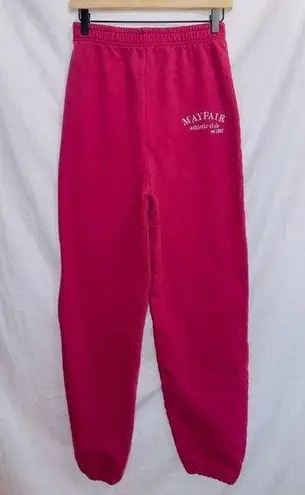 Mayfair The Label red oversized high waisted casual loungewear sweatpants S/M Size undefined