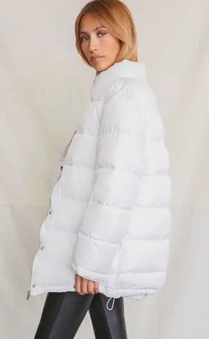 Forever 21 Drawstring Puffer Jacket