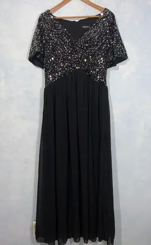 Black & Silver Sequins A