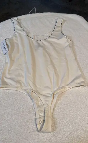 Nine West one piece bodysuit with snaps size large NWT