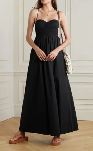 STAUD Landry Black Maxi Dress XS