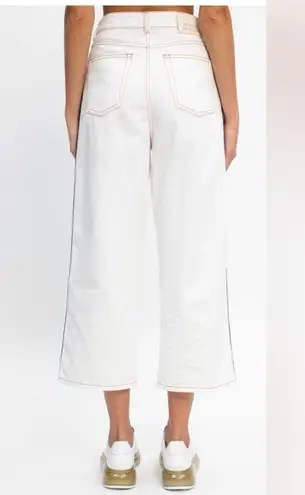 Alexander McQueen wide-leg cropped jeans