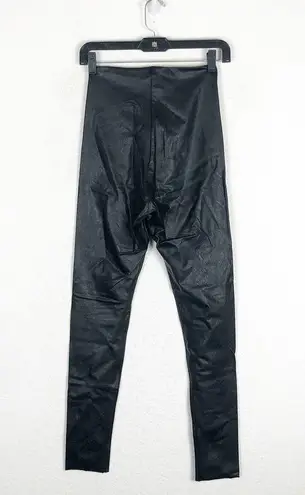 Commando Black Perfect Control Faux Leather High Rise Legging Medium