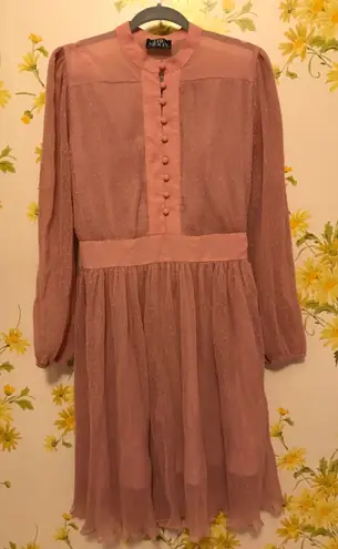 The Moon Vintage style button up midi dress size L