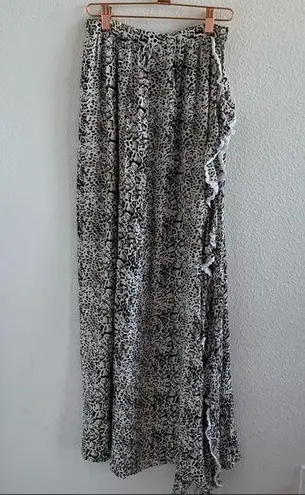 Rove Swim Animal Print Open Side Slit Cover Up Small