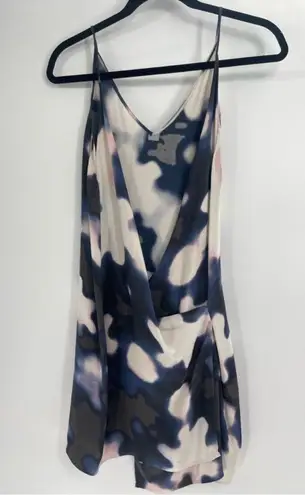 3.1 Phillip Lim Runaway boho abstract print silk backless mini dress size 6