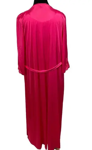 Lorraine Vintage Barbie Pink Romantic Lingerie Intimates Peignoir Robe Set Size M