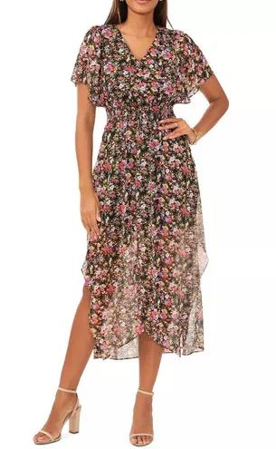 NWT Fuchsia Purple Black V