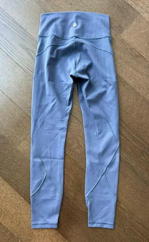 Lululemon blue in movement leggings