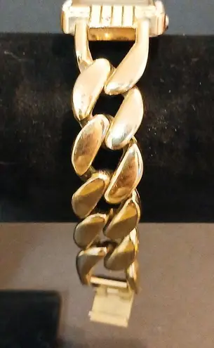 Studio time Quartz goldtone blinged out chain watch Gold