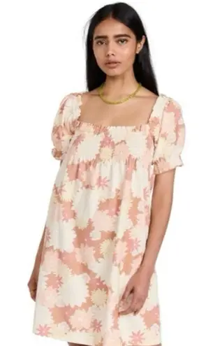 Faherty NWT | Ramona Dress in Warm Jicaro Island Floral Organic Cotton Sz Large