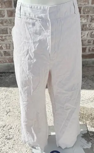 Kate Hill Plus Size Women’s White Chinos