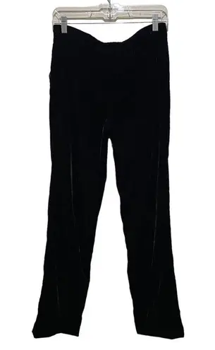 STAUD Velvet Tosca Straight Trouser Pants Black Size 4