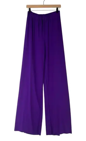 Persona by Marina Rinaldi Ultra Violet Stretch Jersey Knit Wide Leg Pull On Pant Purple Size XL