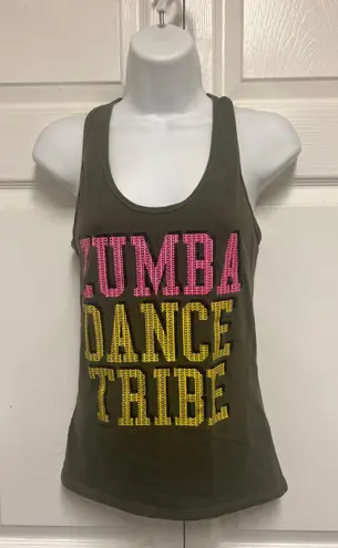 Zumba Seaweed Dance Tribe Racerback Tank Top