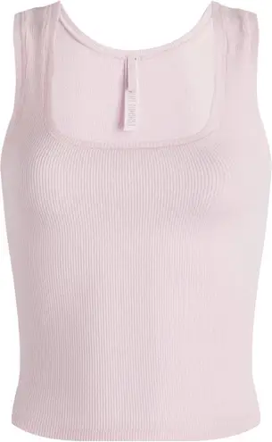 SKIMS Cotton Rib Tank- Cherry Blossom- Size XXS