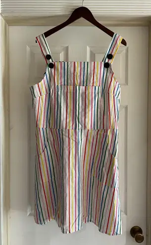Nooworks Ban.Do X Overall Dress Rainbow Stripe