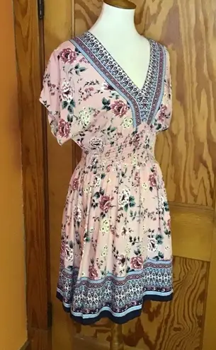 Bebop  NWT Boho floral mini dress