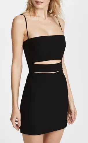 Michelle Mason Cutout mini dress in black