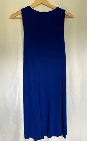 Soma soft royal blue dress deep v
