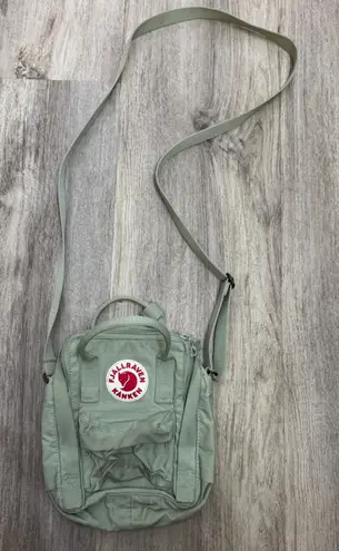 Fjallraven Kanken Mini Crossbody Bag Sage Green Adjustable Strap