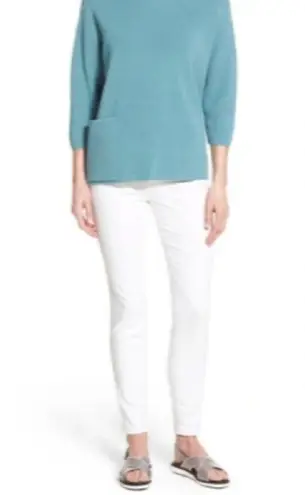 Lafayette 148 NEW YORK White Curvy Fit Women's Jeans