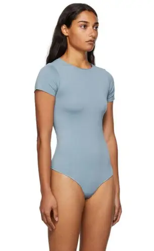 SKIMS Essential T-Shirt Thong Bodysuit in Arctic Size 4X/5X