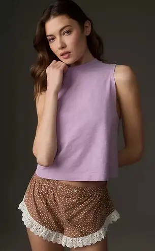 Pilcro Anthropologie Mock-Neck Trapeze Tank - Size XXS