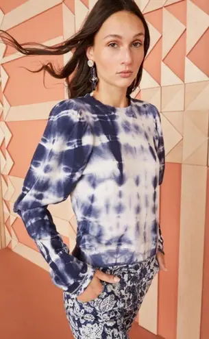 Ulla Johnson ππ Philo Pullover Sweater ~ Indigo Blue Tie Dye Size P = 00-0