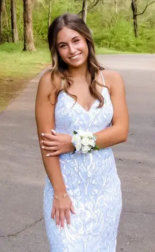 Clarisse Blue Prom Dress