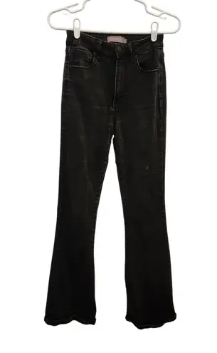 Just USA Black Dark Wash Denim Casual Classic High Rise Bootcut Jeans Size 4