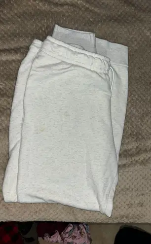 Nike White  Sweatpants