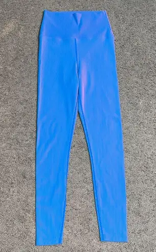 Beach Riot Tayler Legging Two Tone Rib Pink Blue Medium