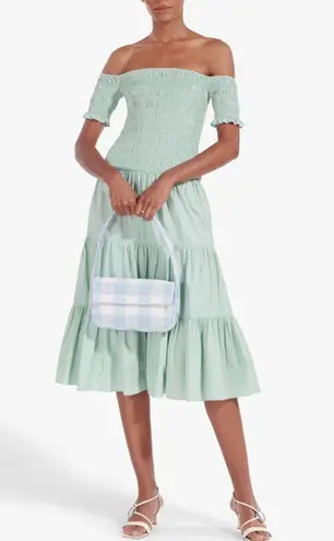 STAUD NWOT Elliot Dress | Sage - Green / Neutral
