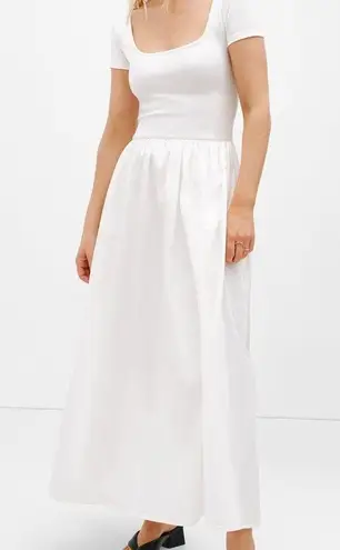 MARCELLA NYC Sierra Short Sleeve Dress in white petite medium NWT Black Size undefined