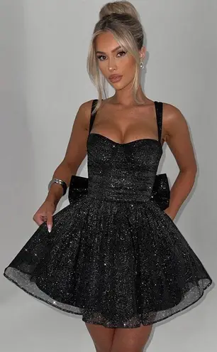 Baby Boo Polly Mini Dress Size Medium Black