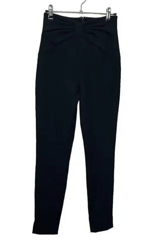 Veronica Beard Ferdinand Bow Accented Skinny Pants Trousers Black Women’s Size 0