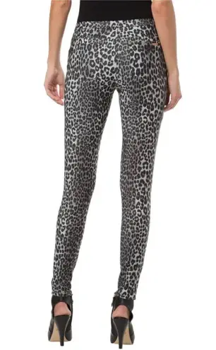 🐆Michael Kors Black Leopard Print Stretch Skinny Leggings Pants🐆 ~medium