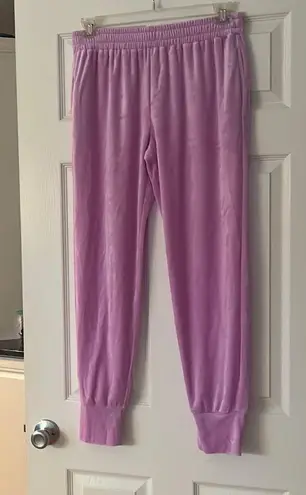 Generation Love New  Ivy Velour Joggers LiLac Size Large