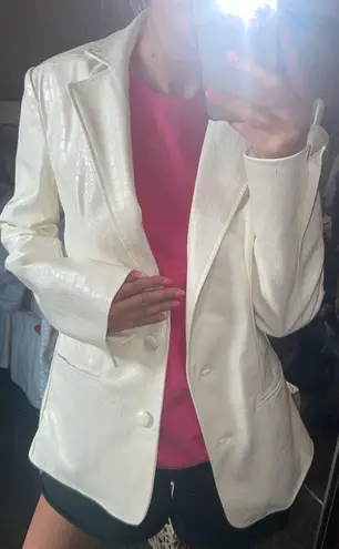 Forever 21 Ivory Blazer/jacket