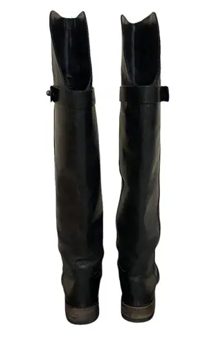 Lucchese Spirit by Black Leather Tall Riding Boots Size 5.5M