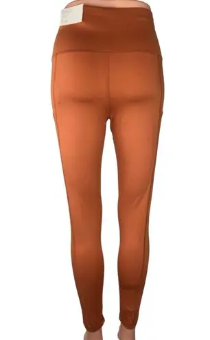 NEW American Eagle Burnt Orange Brown High Rise Stretc Pants Leggings Sz M Size M