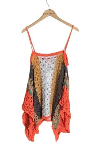 Agua Bendita Calicos Crochet Tunic Cover-Up