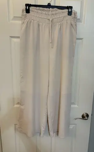 NWOT unbranded, cream color lined pants Tan Size XL