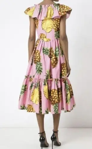 Dolce & Gabbana NWT  Pineapple Cotton Dress Size 38